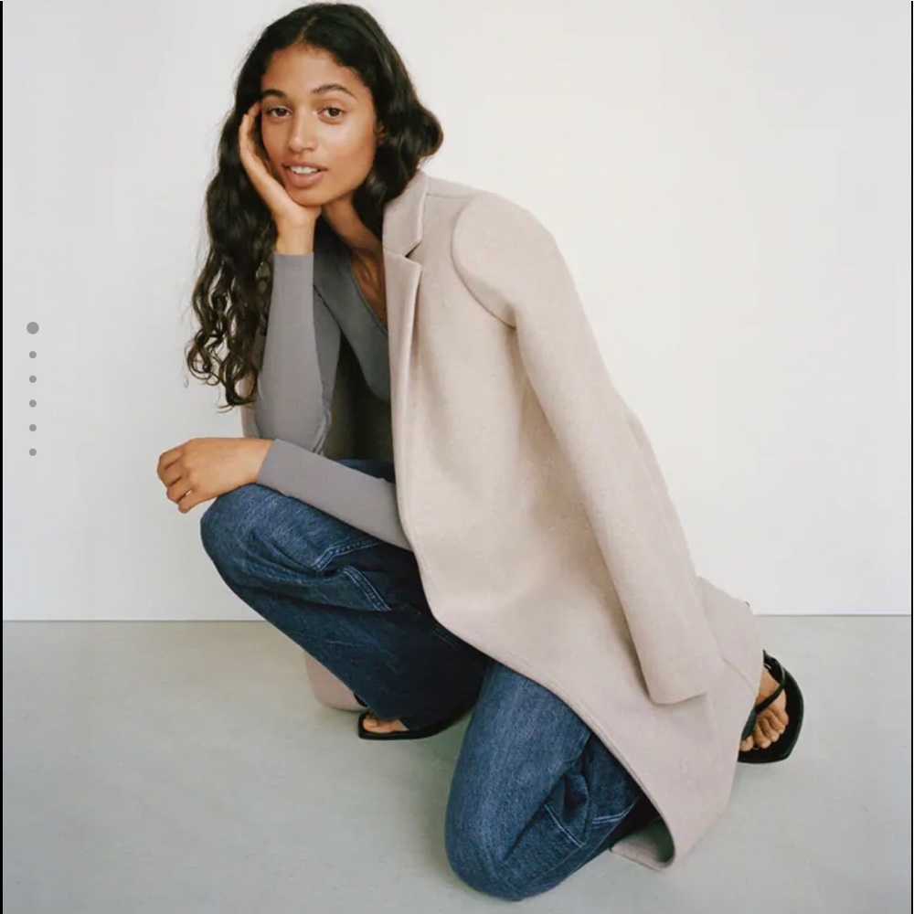 NWT Zara Coat with Lapel Collar